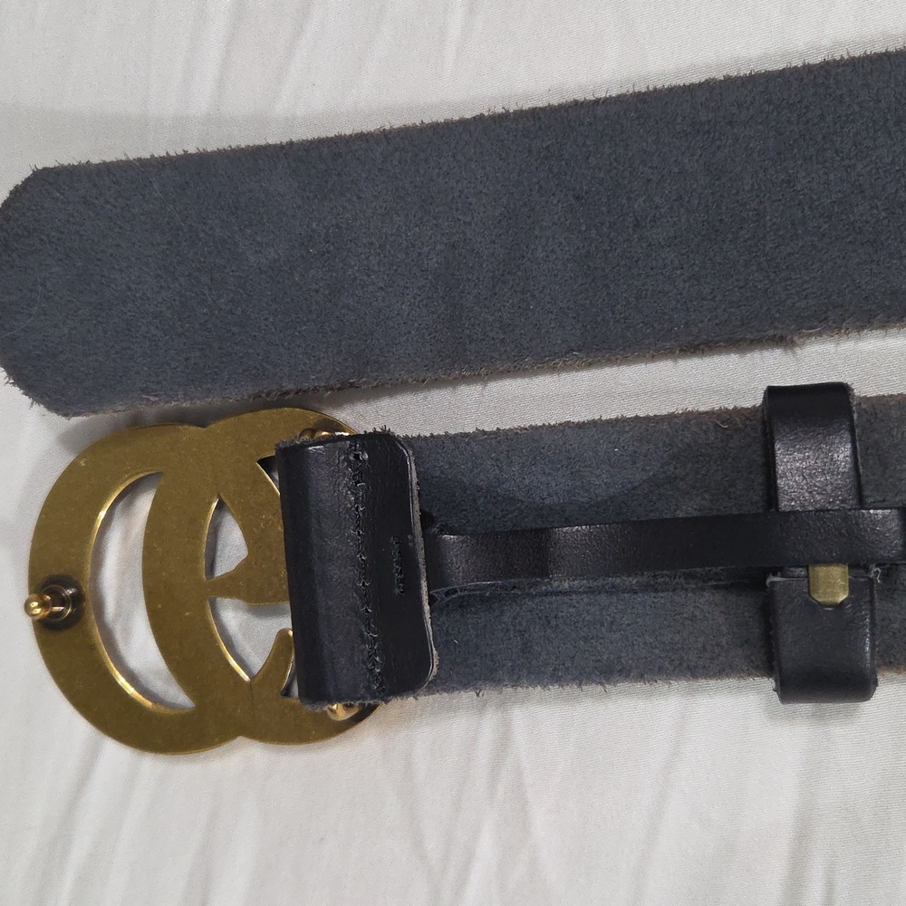Gucci Gem Belt Leather GG Buckle - Picture 12 of 14